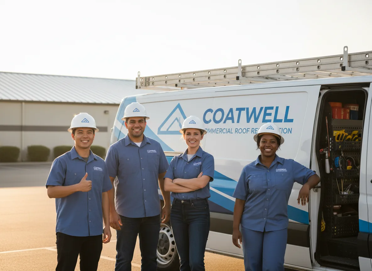 Commercial roof coating company in Oxford, MA